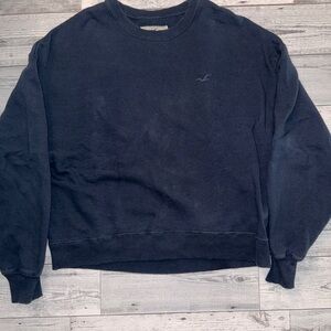 Hollister cropped crewneck